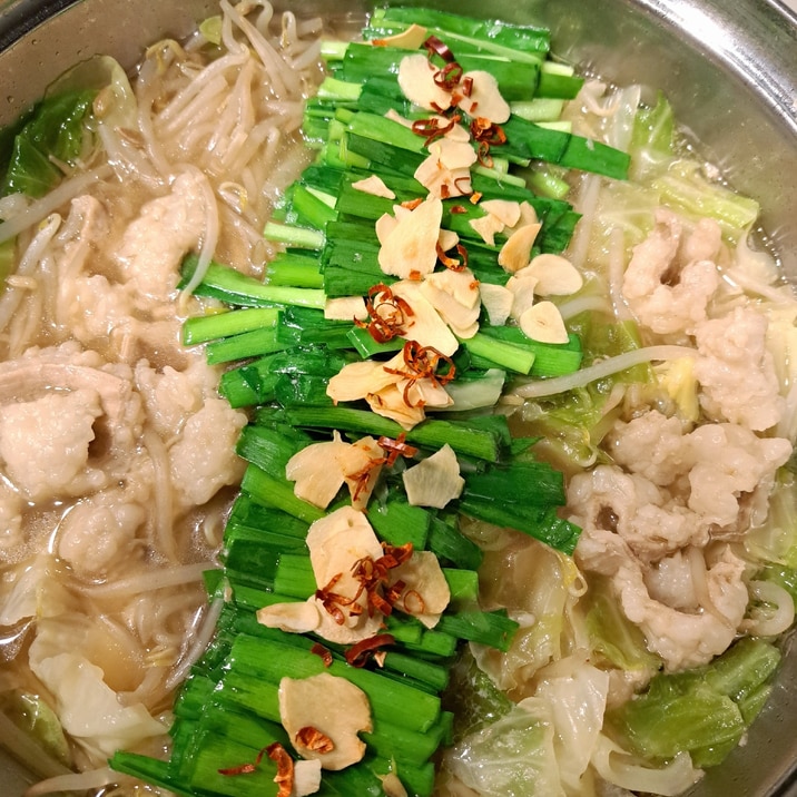 お家でも本格的!醤油 もつ鍋